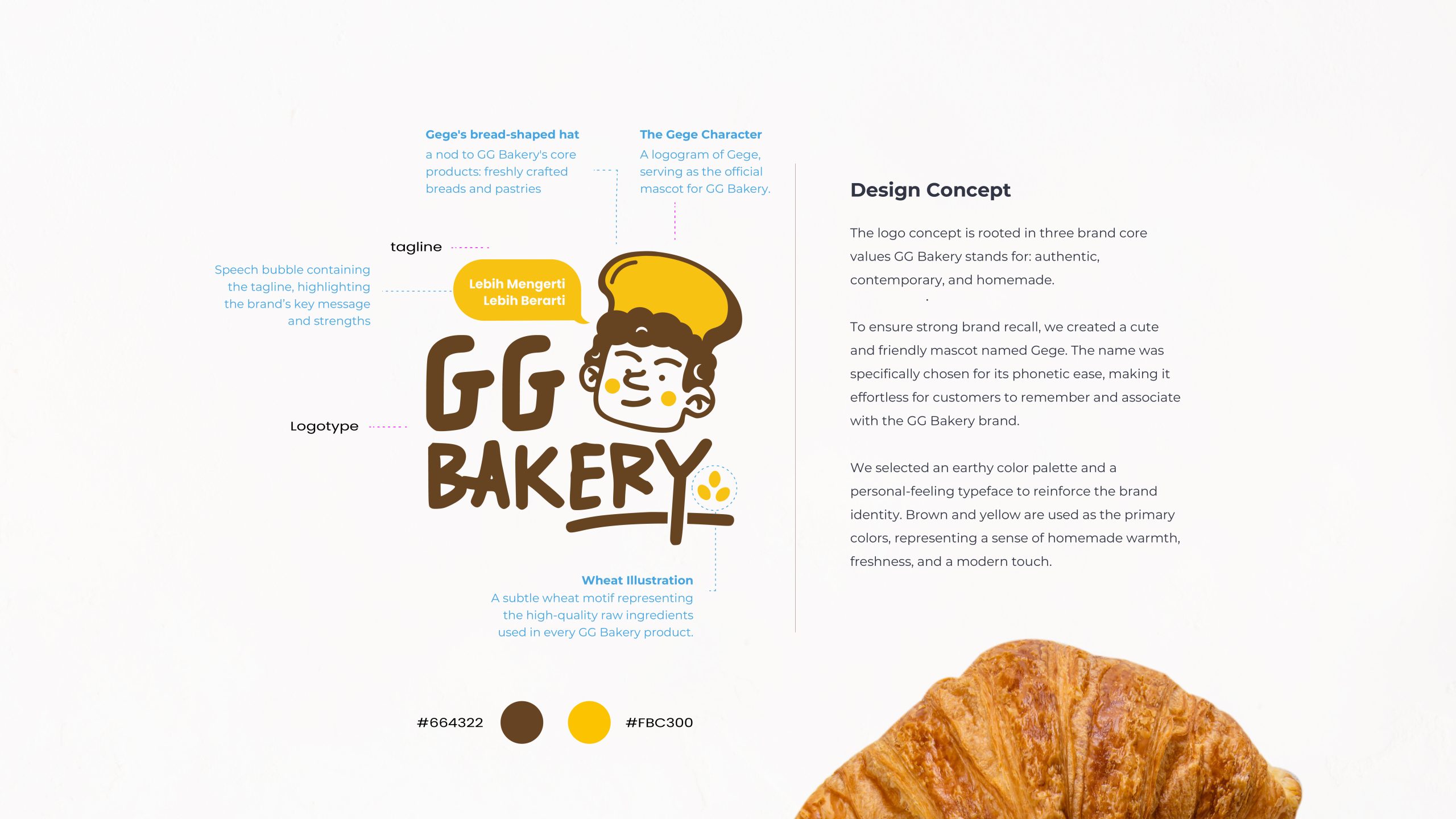 gg bakery logo design rev
